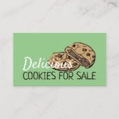 Visite Cookies Design, Cookie Sales - Carte de collecte d (Devant)