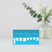 Visite Cool Blue Sky Blanchisserie Services Carte de visi (Debout devant)