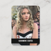 Visite Coscards | Carte de commerce de connexion de code (Devant)