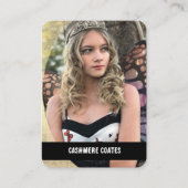 Visite Coscards | Carte de commerce de connexion de code (Devant)