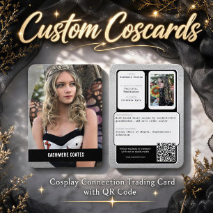 Visite Coscards Carte de commerce de connexion de code