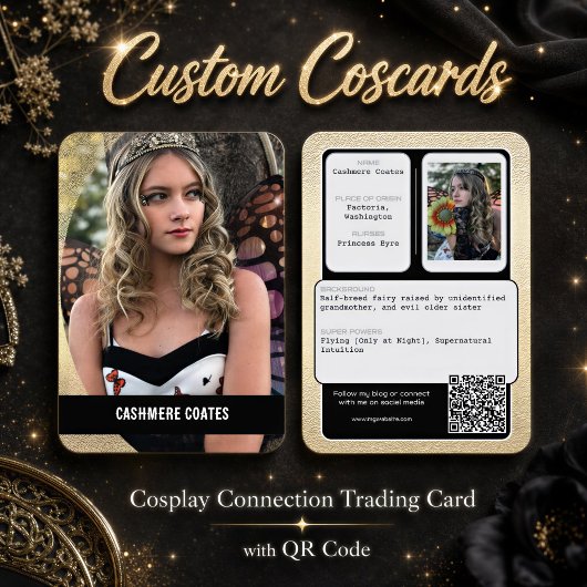 Visite Coscards | Carte de commerce de connexion de code