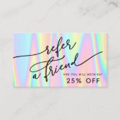 Visite couleur pastel carte de référence arrière - plan (Devant)