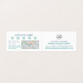 Visite Couleurs Bleues, Artiste De Maquillage, Carte De F (Intérieur déplié)