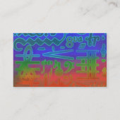 Visite Couleurs de carte d'industrie musicale (Dos)