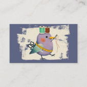 Visite Couture couture altérations d'oiseaux carte de vis (Devant)