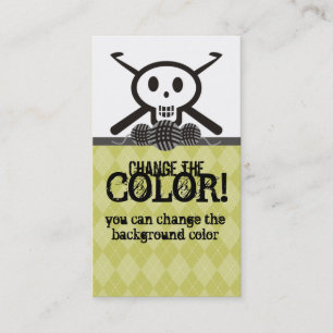 Visite crâne de crochets de crochet avec le carte de