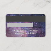 Visite Crédit | Carte de débit | Galaxie | Code QR (Dos)