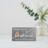 Visite Crédit | Carte de débit | Graphiques financiers (Debout devant)