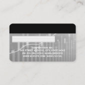 Visite Crédit | Carte de débit | Graphiques financiers (Dos)