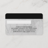 Visite Crédit | Carte de débit | Graphiques financiers (Dos)