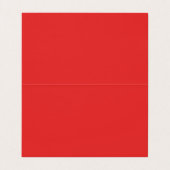 Visite Crédit | Carte de débit | Rouge (Intérieur déplié)