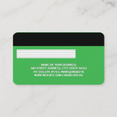 Visite Crédit | Carte de débit | Vert (Dos)