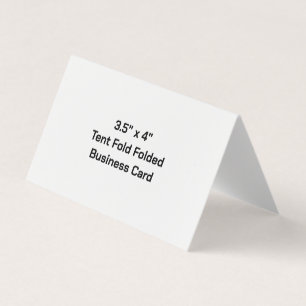 Visite Créez votre propre carte de tente pliée 3,5"x2''