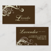 Visite Crème moderne de salon de clou de remous de carte (Devant / Derrière)