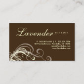 Visite Crème moderne de salon de clou de remous de carte (Dos)