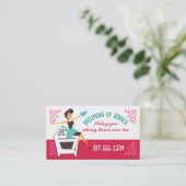 Visite Cuisine rétro ménagère, chef, carte de cuisine (Debout devant)