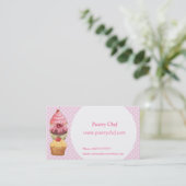 Visite Cupcakes Pâtisseries Carte de profil professionnel (Debout devant)