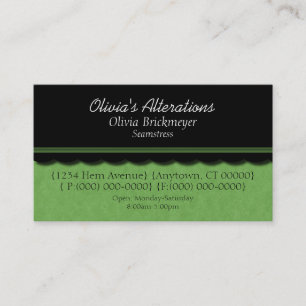 Visite Dainty Diva Carte de visite, Lime Green