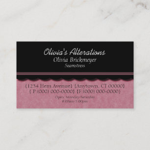 Visite Dainty Diva Carte de visite, Rose