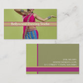 Visite Danse du ventre, Instructeur, Bollywood, Carte de (Devant / Derrière)