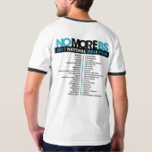 Visite de PROMENADE de T-shirt de #NOMOREBS (Dos)