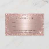 Visite Dentiste Carte de Rendez-vous de Cabinet Dentaire  (Dos)