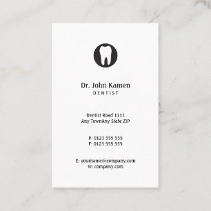 Visite Dentiste classique   Carte de rendez-vous dentaire