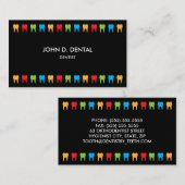 Visite Dentiste, dentiste ou carte de profil (Devant / Derrière)