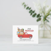 Visite Déplacement du changement d'adresse de la carte qu (Debout devant)