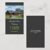 Visite Design de carte d'entreprise immobilière (Devant / Derrière)