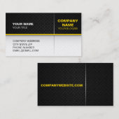 Visite Design de carte texturisé moderne (Devant / Derrière)