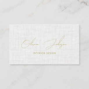 Visite Design d'intérieur Moderne Linge Effet Carte de vi