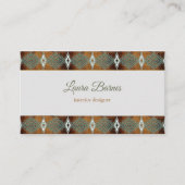 Visite Design ethnique du sud-ouest. Texte.   Carte de vi (Devant)