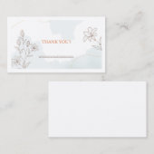 Visite Design modèle carte de remerciements (Devant / Derrière)