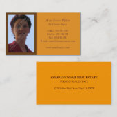 Visite Designs de carte d'entreprise immobilière (Devant / Derrière)