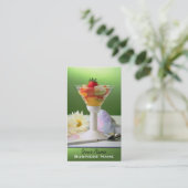 Visite Desserts - carte de profil de nourriture (Debout devant)