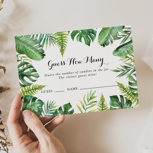 Visite Destination Tropical Devinez Combien De Carte De J