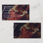 Visite Dièses de carte et détail de diseur de bonne (Devant / Derrière)