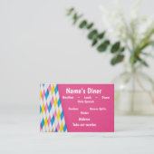 Visite "Diner/Restaurant/Ice Cream Shoppe" Carte de visit (Debout devant)