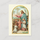 VISITE DIX COMMANDEMENTS JÉSUS AVEC CARTE DE PRIÈRE POUR  (Devant)