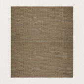 Visite Dollar de sable et Burlap Bijoux carte d'affichage (Intérieur déplié)