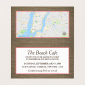 Visite Dollar de sable et Burlap Grand carte d'ouverture (Intérieur déplié)