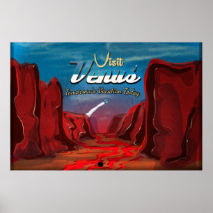 Visite du Poster vintage Vénus