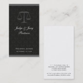 Visite Échelles juridiques professionnelles Carte de Dama (Devant / Derrière)