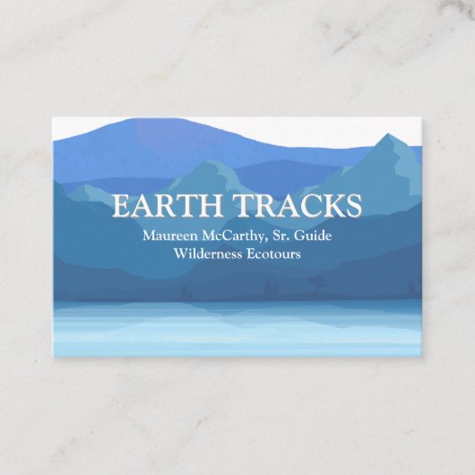 Visite Ecotourisme Resort Wilderness Guide Carte de visit (Devant)