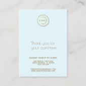 Visite Écouter le collier Afficher le logo Carte de visit (Dos)