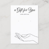 Visite Écouter une carte de détenteur d'écran cadeau (Devant)