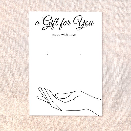 Visite Écouter une carte de détenteur d'écran cadeau