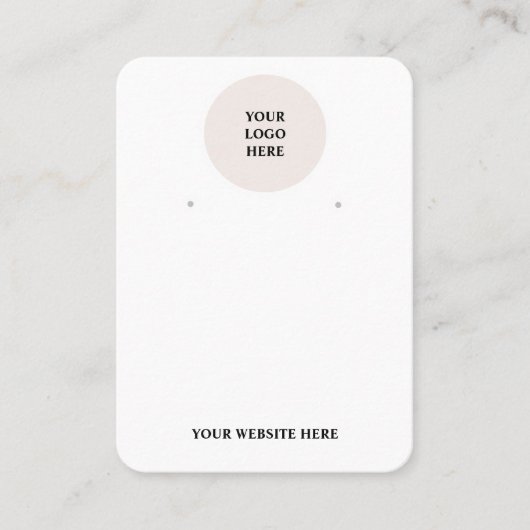 Visite Écran de la carte de crédit 3,5 po x 2,5 po (Devant)